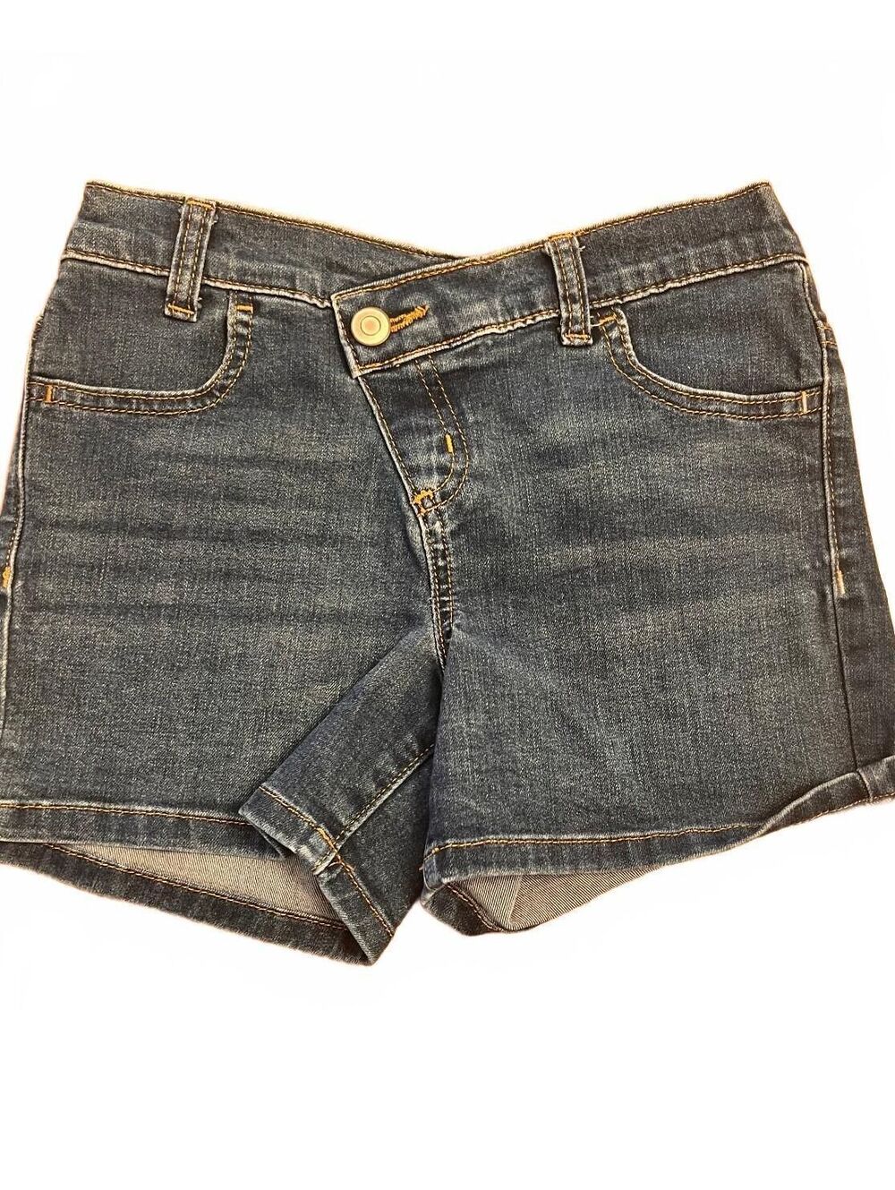Wonder Nation Girls' Denim Shorts Size M (7-8)